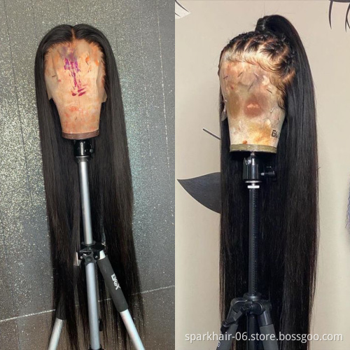 150% 180% Density Hd Full Lace Human Hair Wigs For Black Women,Wholesale Brazilian Virgin Hair Transparent Lace Front Wig